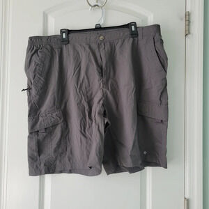 Columbia Men's Size XXL Gray, Omni-Wick Shorts